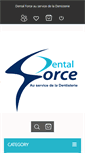 Mobile Screenshot of dentalforce.fr